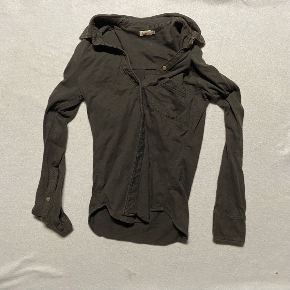 Faherty Collared Long Sleeve Shirt XS